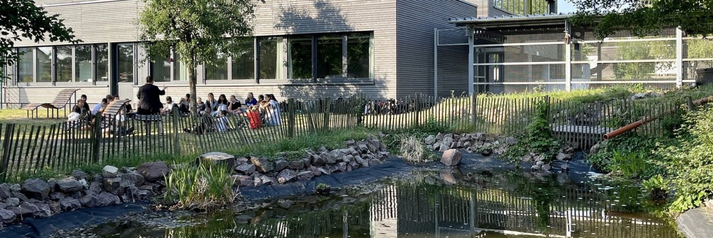 Grünes Klassenzimmer der Gemeinschaftsschule Warndt