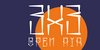 Das Logo des 3x3 Open Airs aufeinem orangen Kreis vor einer dunkelblauen Fläche.