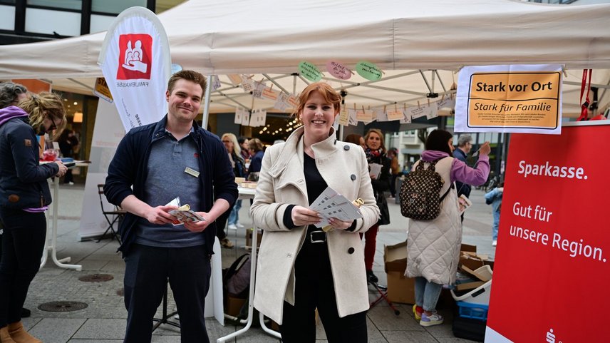 Bündnispartner am Infostand