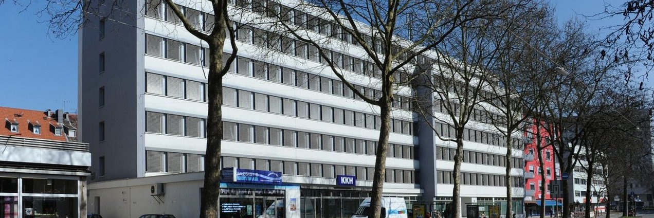 Das Gebäude des Gesundheitsamtes in Saarbrücken