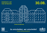 Großflächenplakat Demokratiekampagne