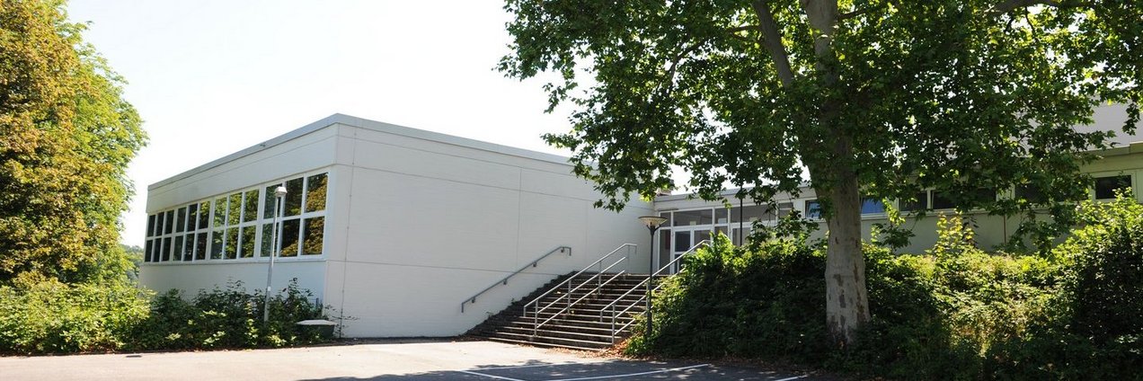 Seitenansicht der Gemeinschaftsschule Vopeliuspark in Sulzbach