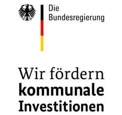 Logo der Bundesregierung Förderung der kommunalen Invenstionen 