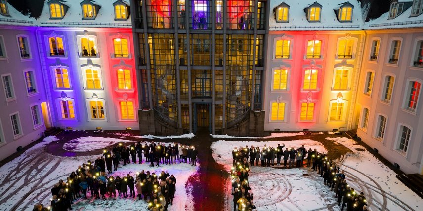 Élysée-Festakt im Saarbrücker Schloss