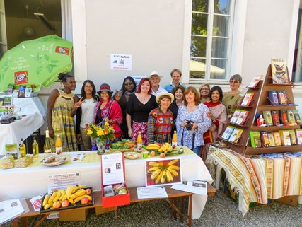 Mit Spaß an der Freude: die Steuerungsgruppe der ersten Stunde