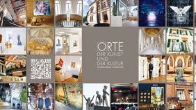 Postkarte KulturOrte Eine Postkarte mit Bildern der einzelnen KulturOrte im Regionalverband